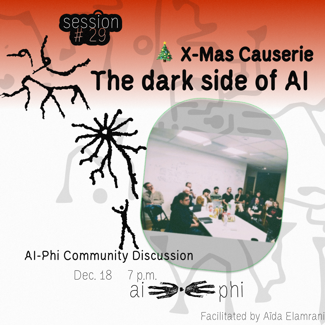 Cover image for Session 29 - Xmas Causerie on the dark side of AI
